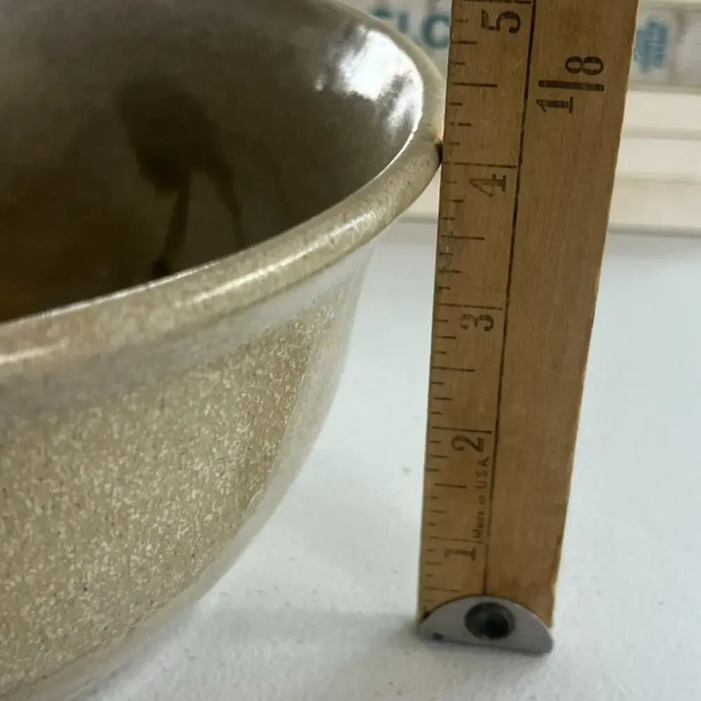 Wingfoot Signed Studio Art Pottery Bowl Glazed 9x4